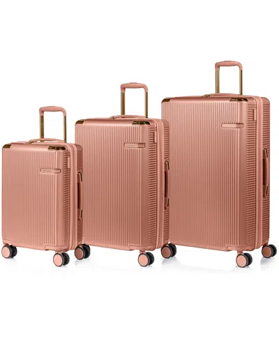 Champs Legacy Collection 3-pc. Hardside Luggage Set In Gold