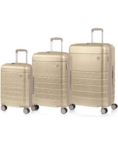 Champs Linen Ii 3-pc. Hardside Expandable Luggage Set In Sand