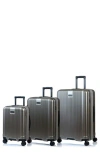 Champs Marquis 3-piece Hardside Luggage Set