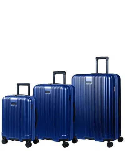 Champs Marquis 3pc Expandable Luggage Set In Blue