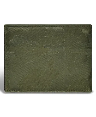 Champs Men's Camo Collection Leather Bi-fold Wallet In Green
