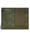 Champs Men's Camo Collection Leather Top Wing Wallet In Green