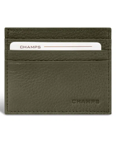 Champs Men's Classic Collection Leather Wallets In Brown
