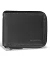 Champs Men's Classic Collection Leather Zip-around Wallet In Black