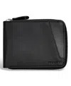 Champs Men's Iconic Collection Leather Zip Around Wallet In Black