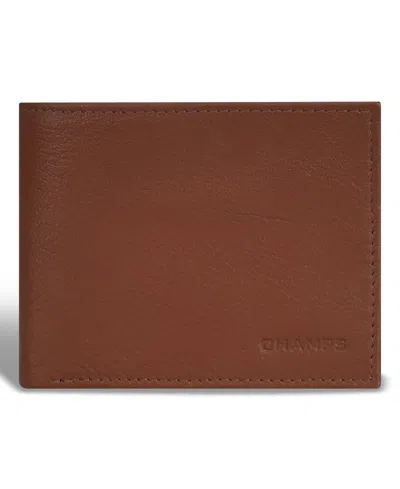 CHAMPS MEN'S ONYX COLLECTION LEATHER BI-FOLD WALLET