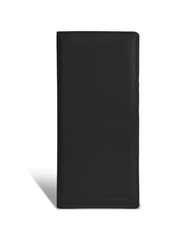 Champs Men's Onyx Collection Leather Breast Wallet In Black