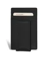 Champs Men's Onyx Collection Leather Mag Card Case In Black
