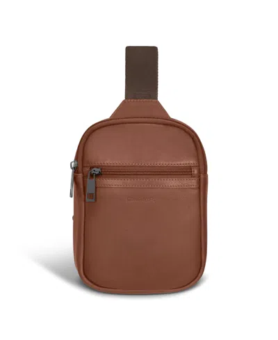 Champs Onyx Collection Holster Crossbody Bag In Brown