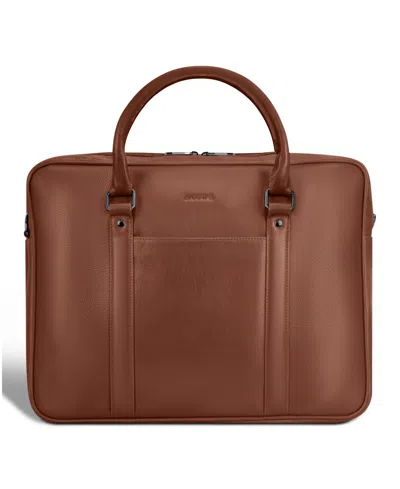 Champs Onyx Collection Leather Briefcase In Brown