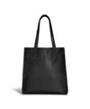 Champs Onyx Collection Leather Vertical Tote In Black