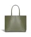 Champs Onyx Collection Open Tote In Khaki