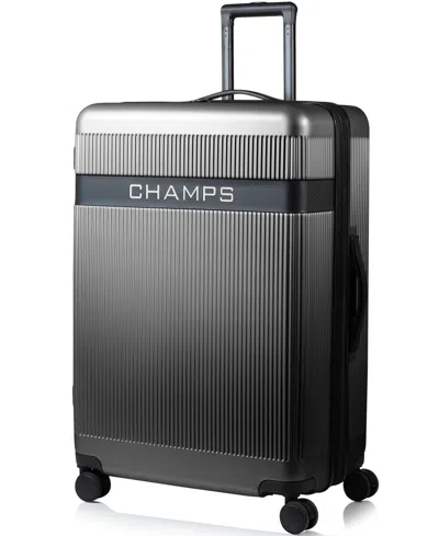 Champs Onyx Ii Collection Large Check-in Luggage In Black