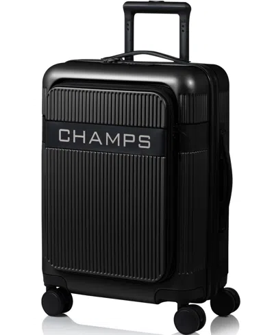 Champs Onyx Ii Collection Small Carry-on Luggage In Black