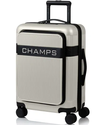 Champs Onyx Ii Collection Small Carry-on Luggage In White