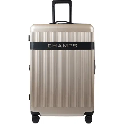 Champs Onyx Ii Expandable Hardside Large Checked Bag In Sand
