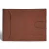 Champs Onyx / Leather Access Bi-fold Wallet In Brown