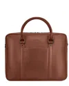 Champs Onyx Leather Briefcase In Brown