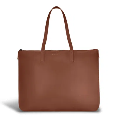 Champs Onyx / Leather Business Tote In Brown