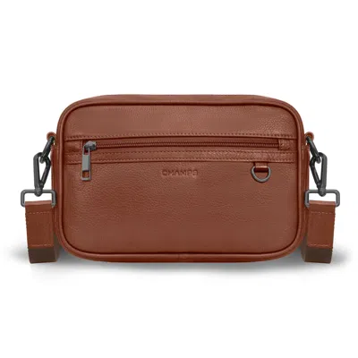 Champs Onyx / Leather Camera Bag In Brown