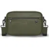 Champs Onyx Leather Camera Bag In Khaki