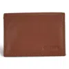 Champs Onyx / Leather Card Case In Brown