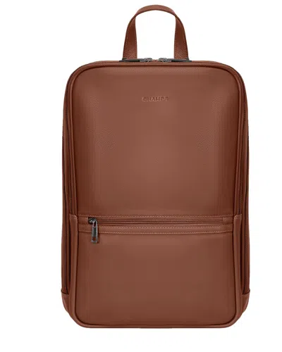 Champs Onyx Leather Classic Backpack In Brown
