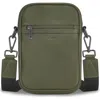 Champs Onyx Leather Crossbody Bag In Khaki