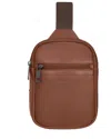 Champs Onyx Leather Holster Crossbody In Brown