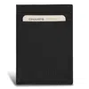 Champs Onyx / Leather Mag Hybrid Card Holder In Black