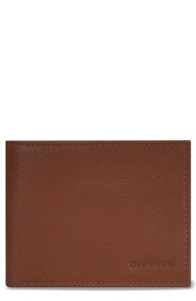 Champs Onyx Leather Rfid Bifold Wallet In Brown