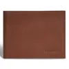 Champs Onyx / Leather Top Wing Wallet In Brown