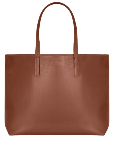 Champs Onyx Open Tote In Brown