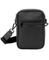 Champs Onyx Vertical Leather Cross Body In Black