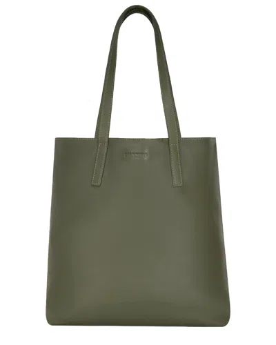Champs Onyx Vertical Tote In Green
