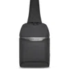 Champs Onyx Waterproof Sling Bag In Black