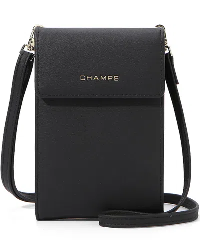 Champs Travel 1.5" Sling Bag In Black