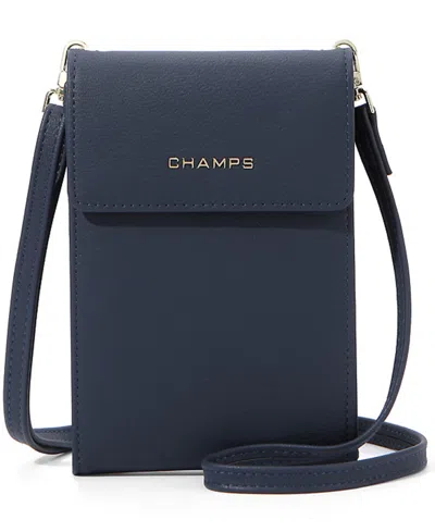 Champs Travel 1.5" Sling Bag In Blue