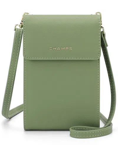 Champs Travel 1.5" Sling Bag In Green