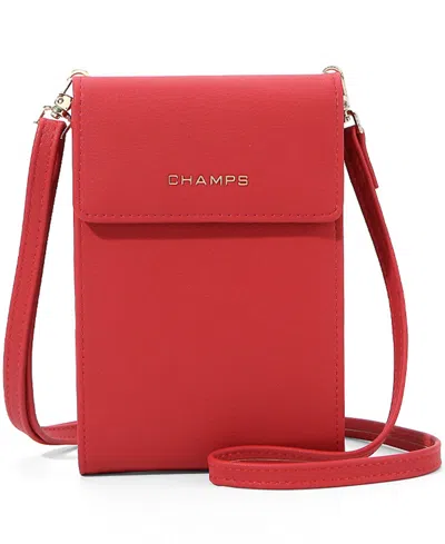 Champs Travel 1.5" Sling Bag In Red