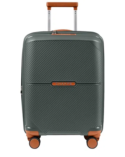 Champs Vintage Aura Expandable Carry On In Green