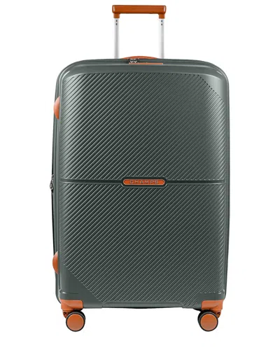 Champs Vintage Aura Expandable Large Carry On In Green