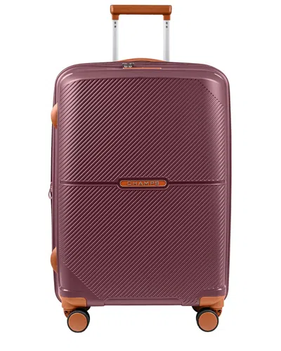 Champs Vintage Aura Expandable Medium Carry On In Purple