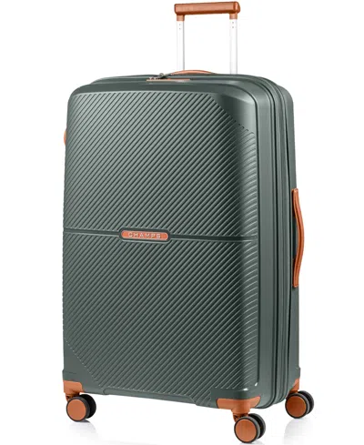 Champs Vintage Aura Medium Hardside Expandable Check-in Spinner In Green