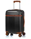 Champs Vintage Expandable Carry-on In Black