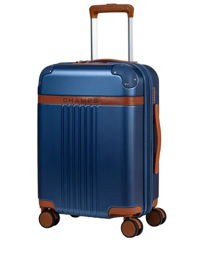 Champs Vintage Expandable Carry-on In Blue
