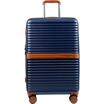 Champs Vintage Ii 24-inch Hardside Spinner Luggage In Navy
