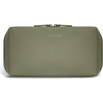Champs Waterproof Nylon Dopp Kit In Green
