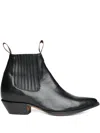 Chamula Botin Vaquero Pointed-toe Ankle Boots