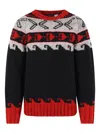 Chamula Geometric-pattern Sweater In Black
